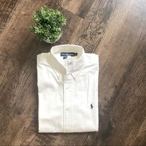 White long sleeve shirt for men, Ralph Lauren